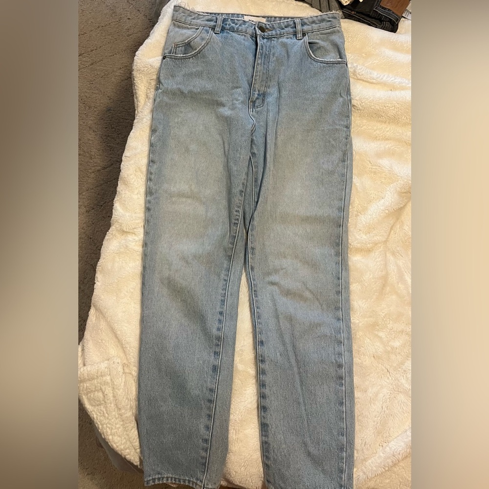 ROLLA'S Women's High Rise Light Blue Jeans - Picture 3 of 5